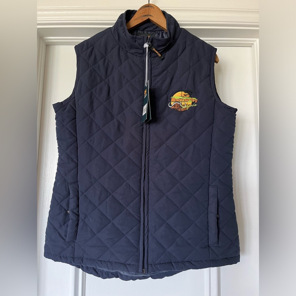 NWT Somerby Safaris Women’s Ladies Size Large Navy Quilted Vest South Africa
